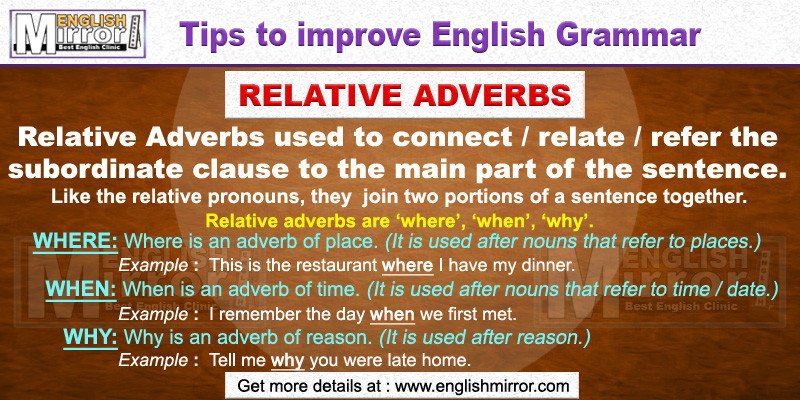 relative-adverbs-used-to-connect-the-subordinate-clause-to-the-main-part-of-the-sentence