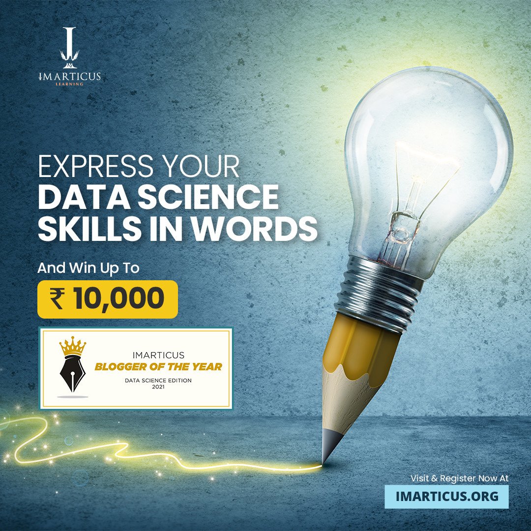 Blog writing contest on Data Science and Analytics - win a gift voucher of INR 10000/-