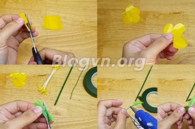 2 CÁCH LÀM HOA MAI GIẢ NGÀY TẾT TRANG TRÍ VÔ CÙNG ĐẸP