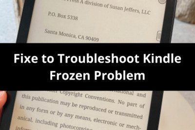 Guide to Troubleshoot Kindle Frozen Problem | Kindle Frozen