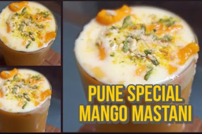 Mango Mastani Recipe || How to Make Mango Mastani || Pune's Mango Mastani ||Ice-cream Recipe at Home