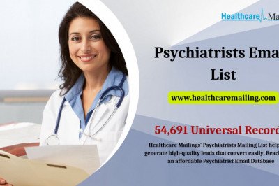 From where do you source the data for the Email list of psychiatrists?