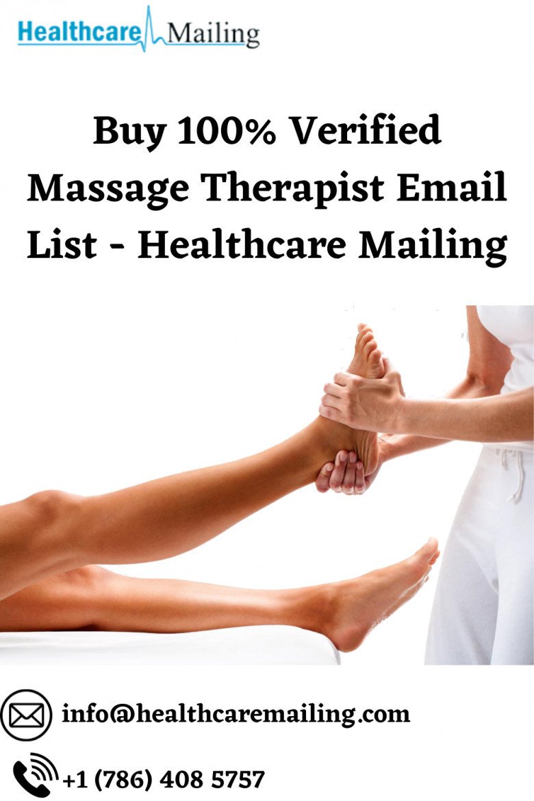 Massage Therapist Email List - Healthcare Mailing