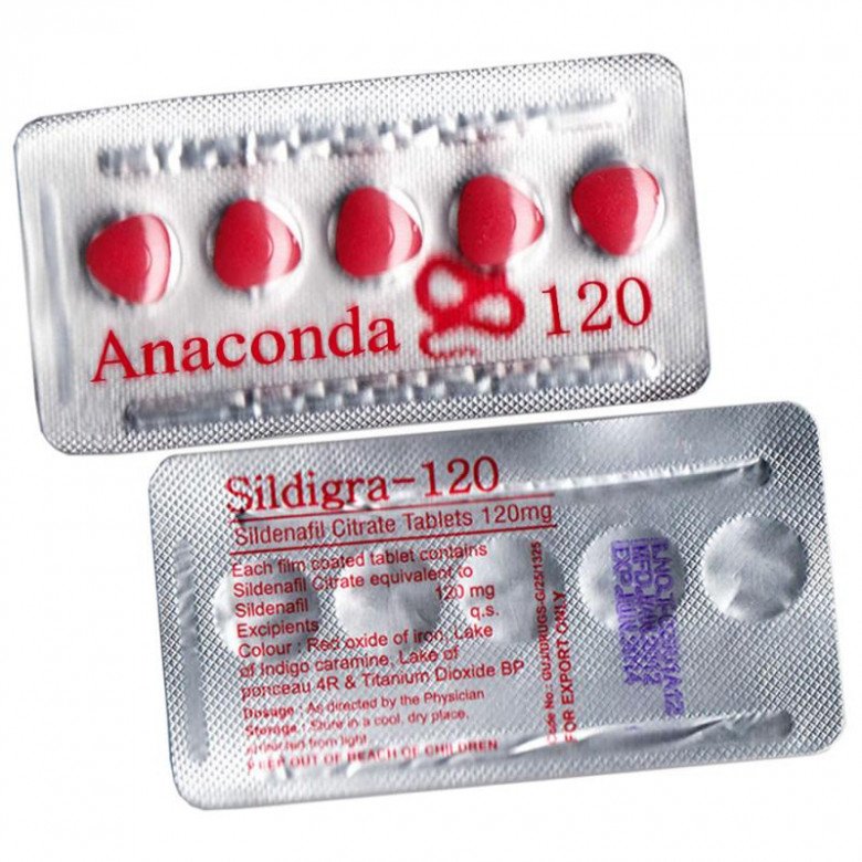 Anaconda 120mg { Sildenafil Citrate } - Erospharmacy $25% OFF