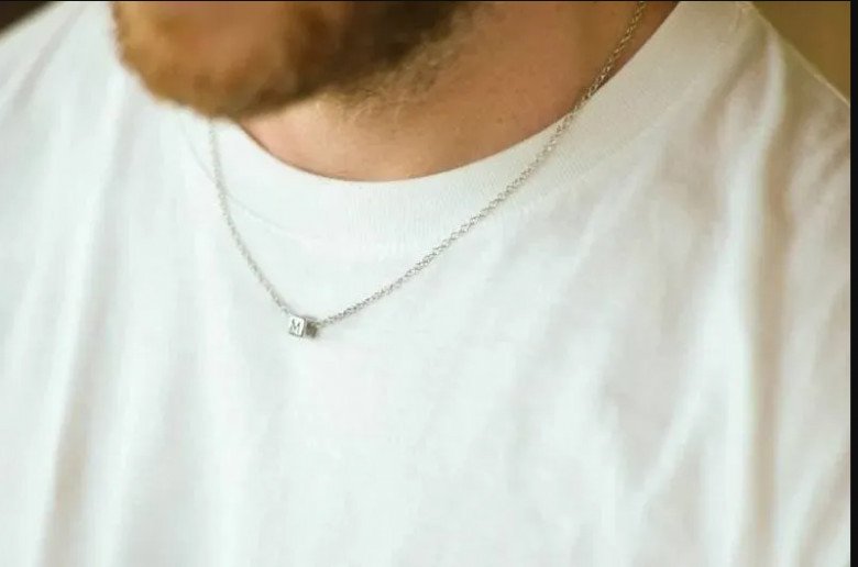 letter cube necklace
