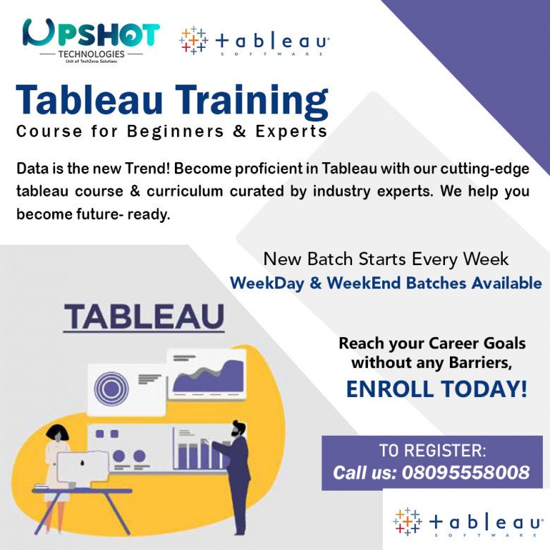 Best Tableau Online training in Bangalore With Placements.