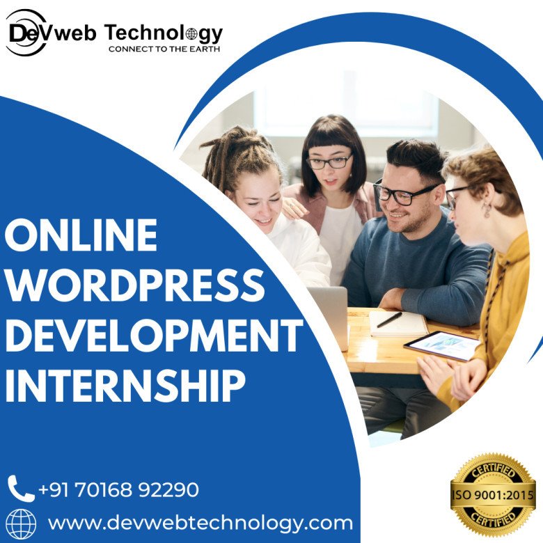 Online Wordpress Development Internship, Online IT Internship, Best IT Company in Rajkot, Gujarat, India.