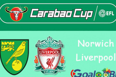 Norwich VS Liverpool–Copa da Liga da Inglaterra