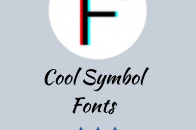 Cool Symbol Fonts - Online font Generator tool