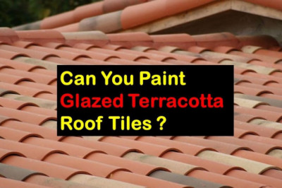 Can You Paint Glazed Terracotta Roof Tiles?