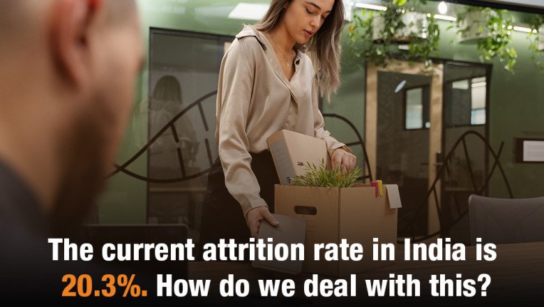 The current attrition rate in India is 20.3%. How do we deal with this?