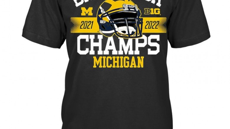 Michigan Big Ten Championship 2022 T Shirts | Linkgeanie.com