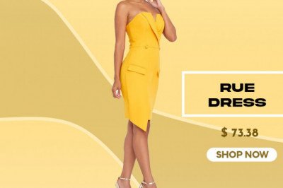 Buy the rue dress and stand out in your party