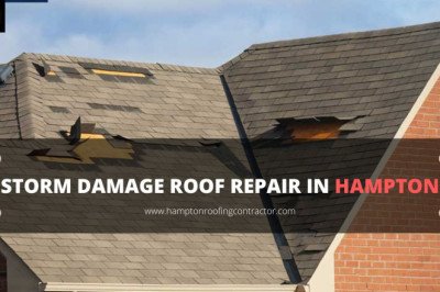 Storm Damage Roof Repair Services in  Hampton