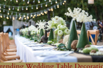 Trending wedding table decorations