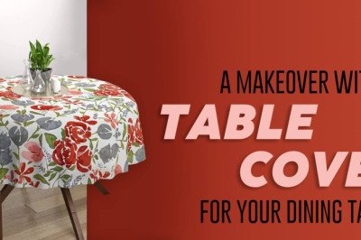 A MAKEOVER WITH TABLE COVERS FOR YOUR DINING TABLE
